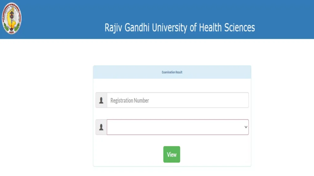 RGUHS Results B.Sc Nursing 2024 Link OUT Check RGUHS EMS Results